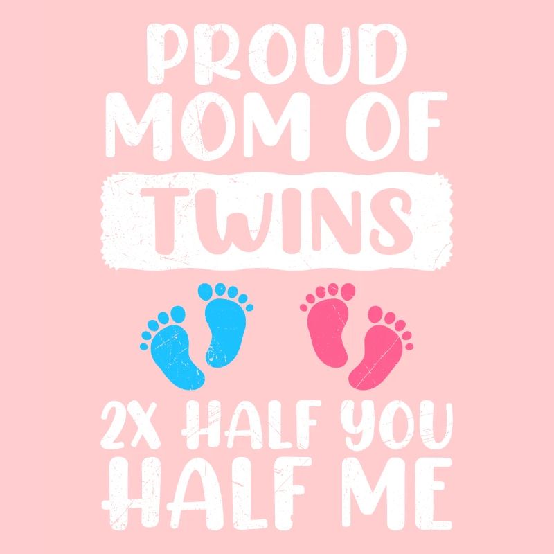 Mutter von Zwillinge Junge Mädchen stolze Mama
