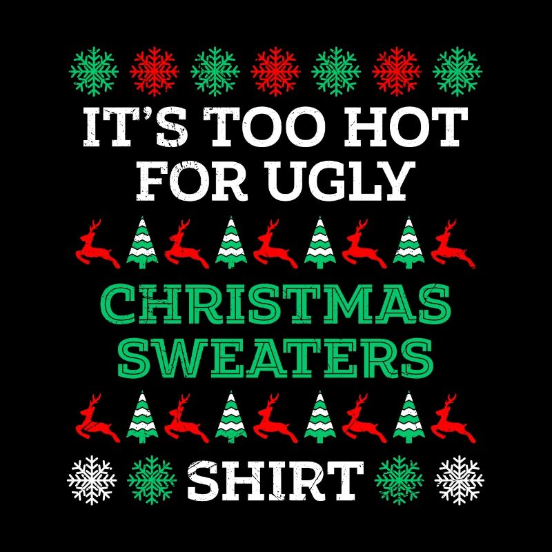 Trop chaud pour les pulls moches Noël