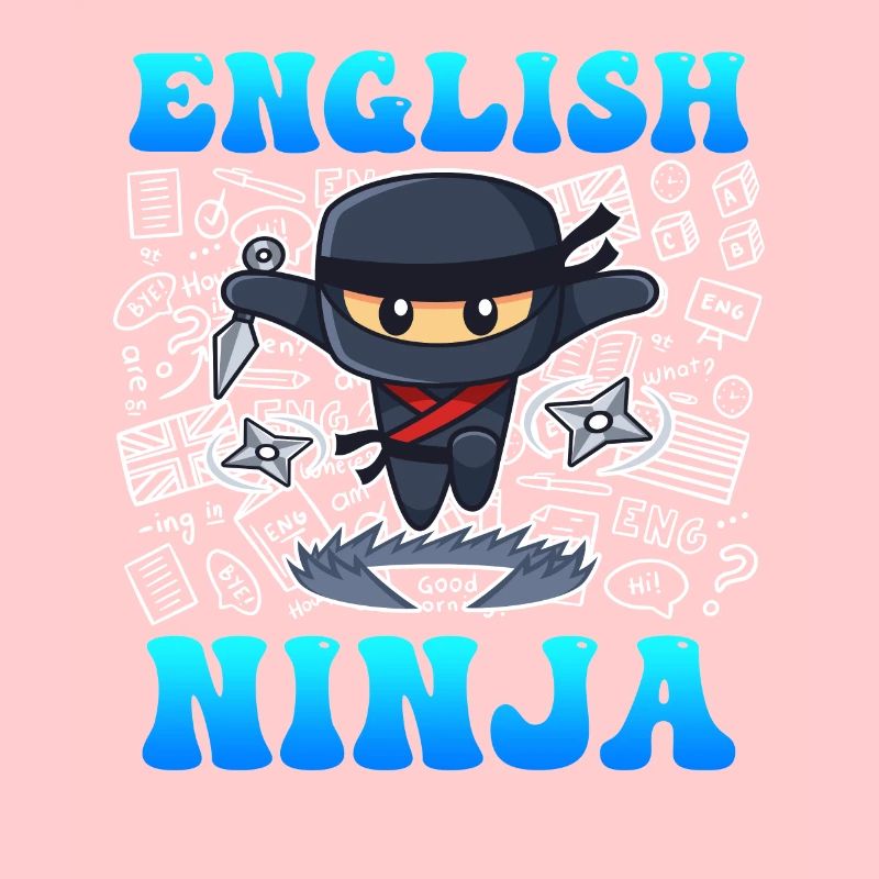 Englischlehrer Ninja ich bin Englisch Lehrer