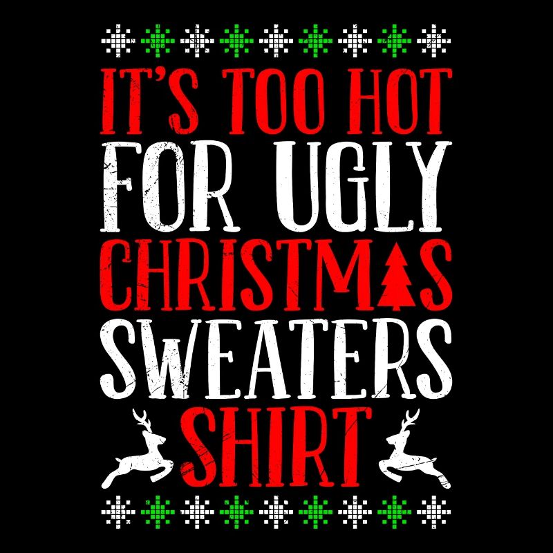 Trop chaud pour les pulls moches Noël