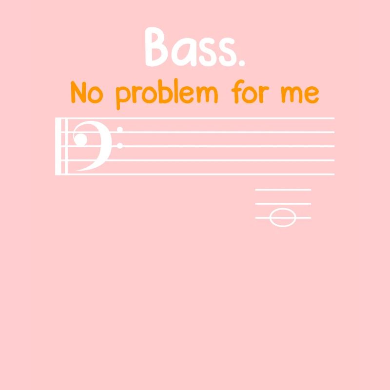 Clef de basse La basse n’est pas un problème pour moi notes