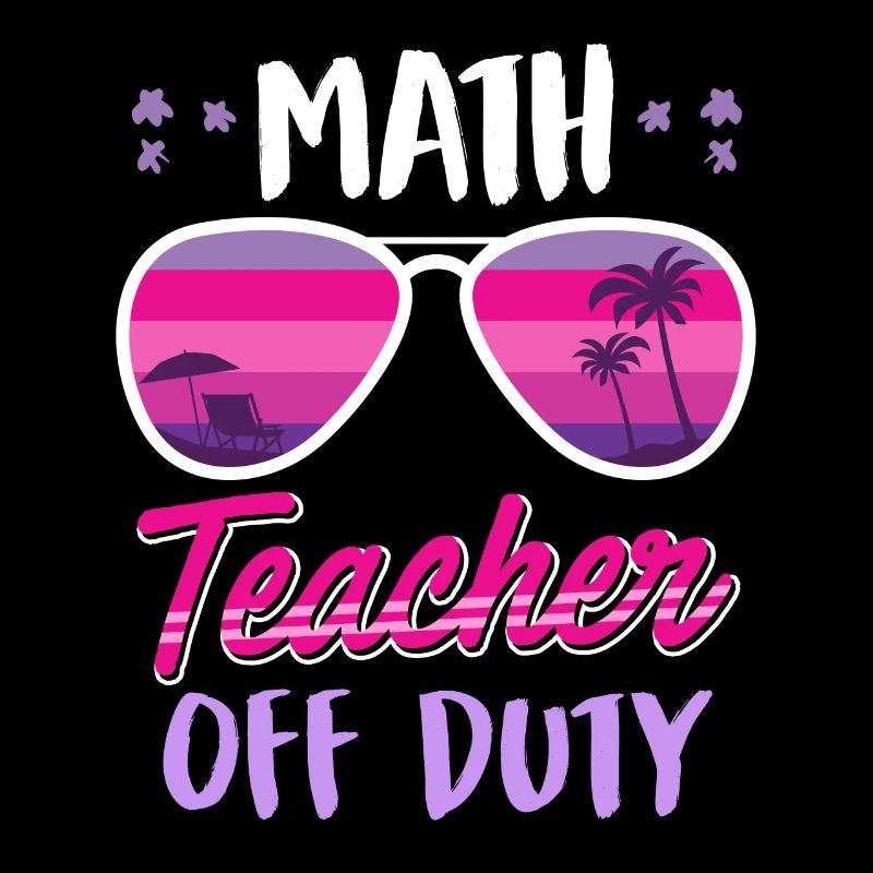 Mathelehrer off duty auf Ferien Mathe Lehrer