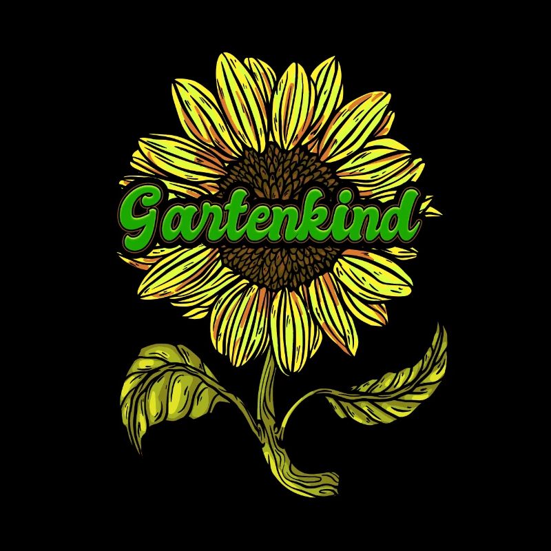 Gartenkind Sonnenblumen Gartenfreunde Blumenliebe