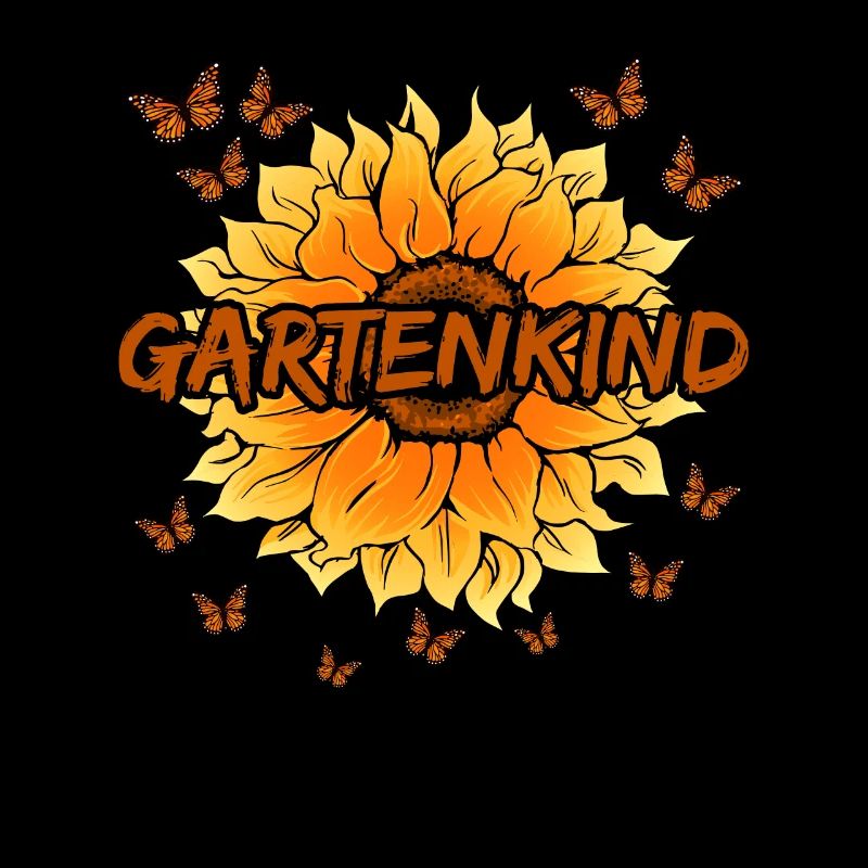 Gartenkind Sonnenblumen Kinder Gartenfreunde