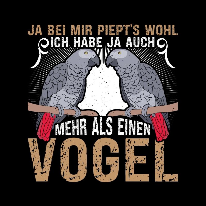 Grau Papagei Bei mir piept´s African Grey