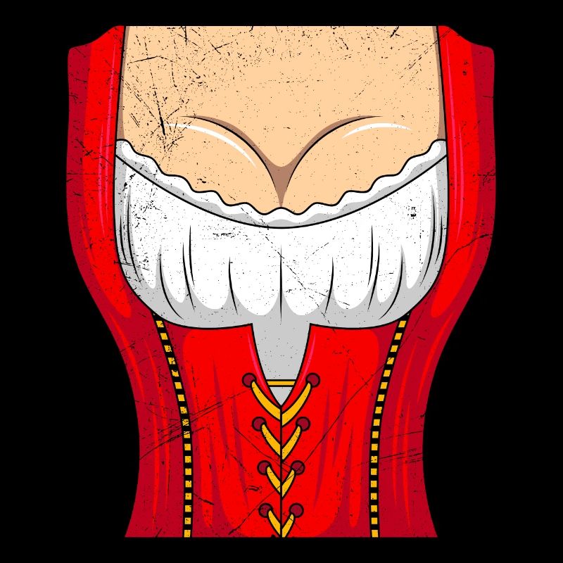 Dirndl Bayerisch Camicia Trachten