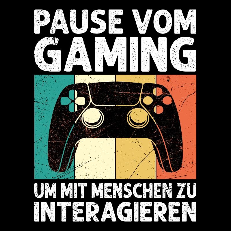 Video Spieler Pause vom Gaming Controller Video
