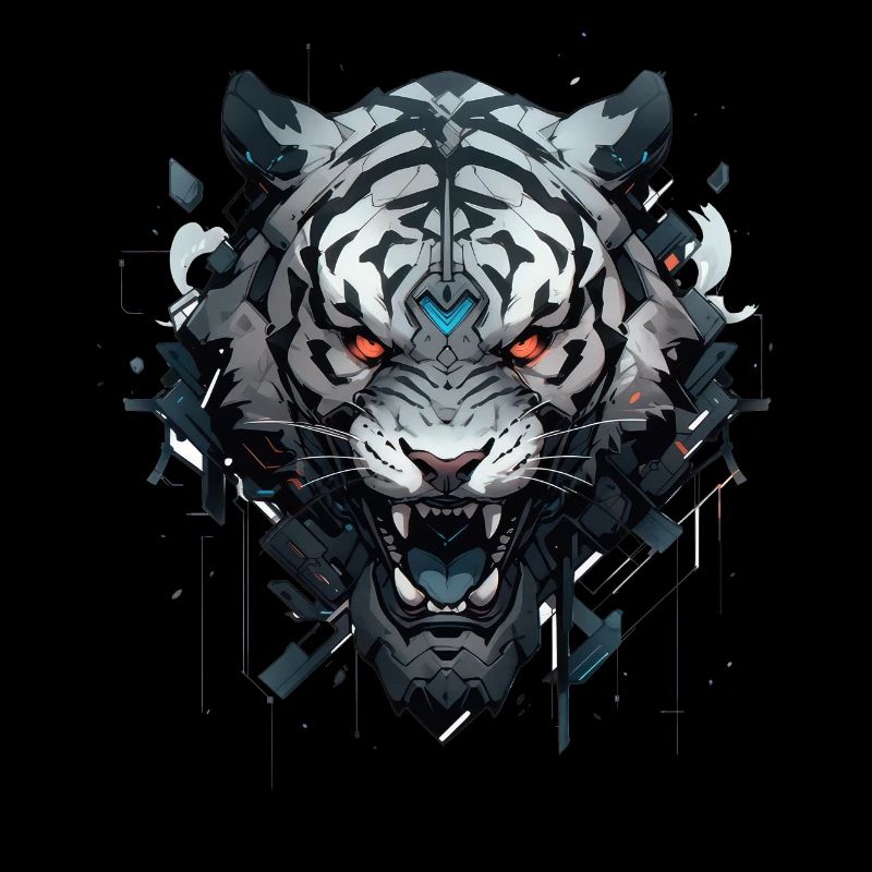 Mecha Animal Tiger Wolf Fox Dino Bear Cyborg