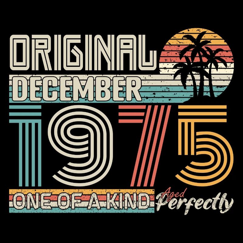 December 1975 Birthday December 1975 Gift