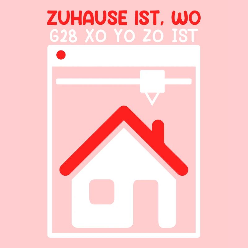 3-D Drucker Home Sweet X0 Y0 Z0 GCode