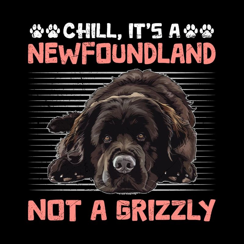 Newfie Besitzer CHILL IT'S A NEWFOUNDLAND NOT A