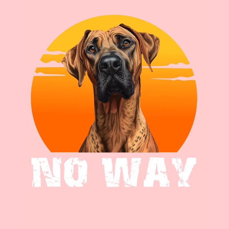 Rhodesian Ridgeback obstinément NON ! Drôle de crête