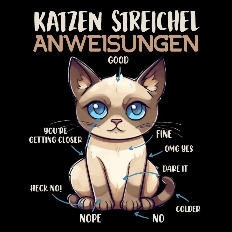 Chats siamois INSTRUCTIONS DE CARESSES Fun