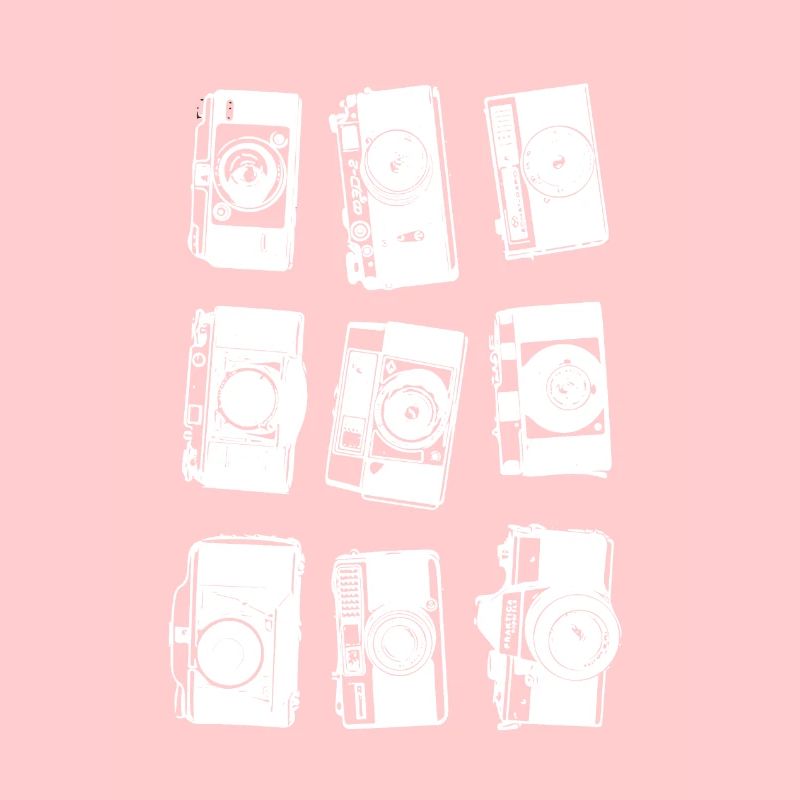 Collage de caméra rétro