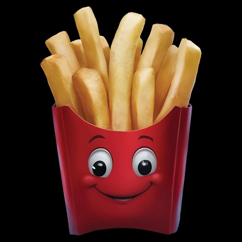 Glückliche Pommes