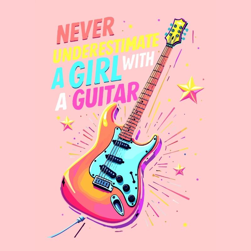 Mädchen mit Gitarre