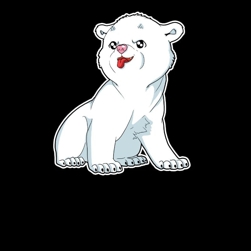 Eisbär Shirt | Schneekaltes Winterbärtier