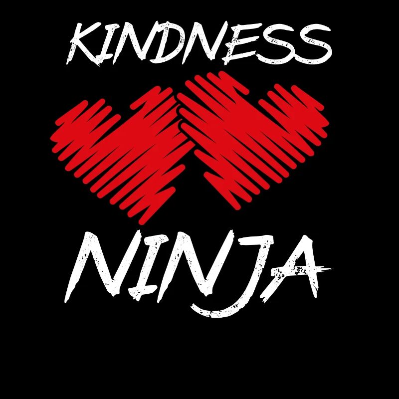 Freundlichkeit Herz Ninja
