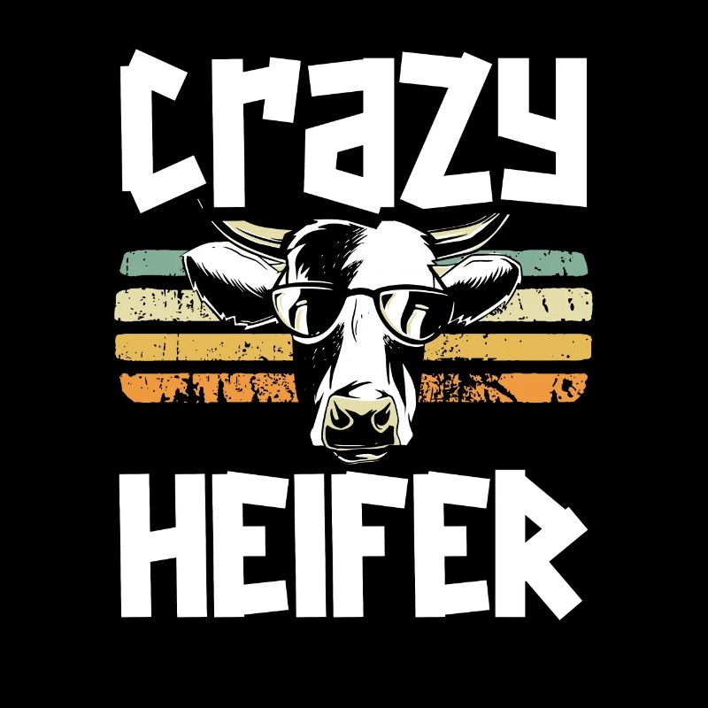 Crazy heifer cow
