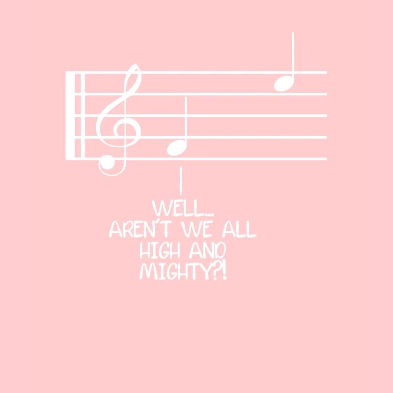 High musical notes