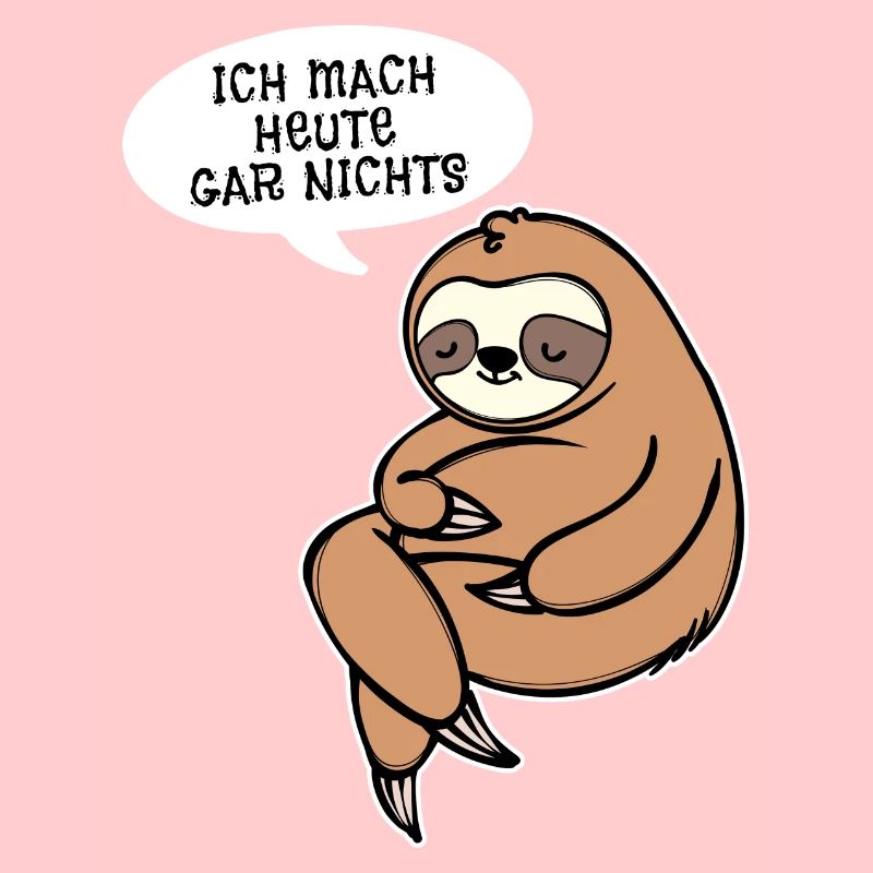 Faul Faultier Statement Schlafen Dschungel Tier