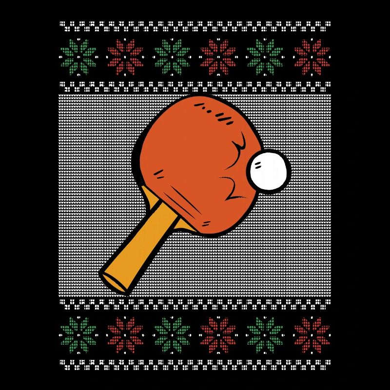 Snowflake Table Tennis Bat