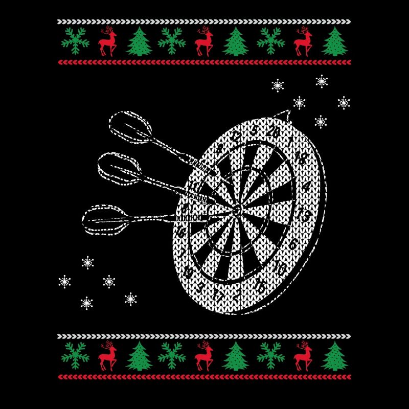 Jeu de fléchettes à Noël