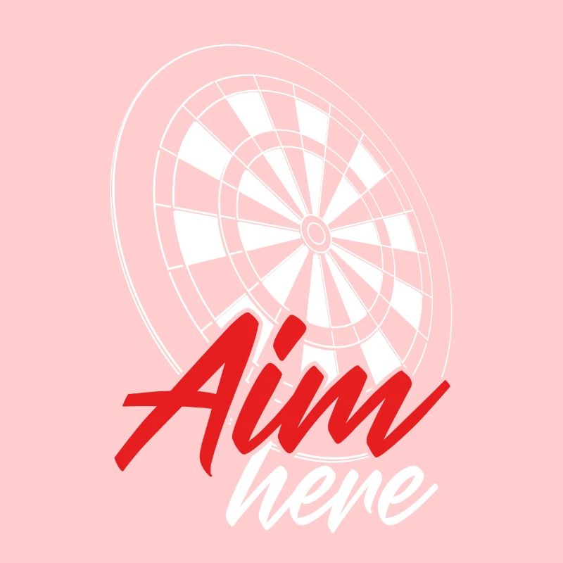 Aim for the dartboard here
