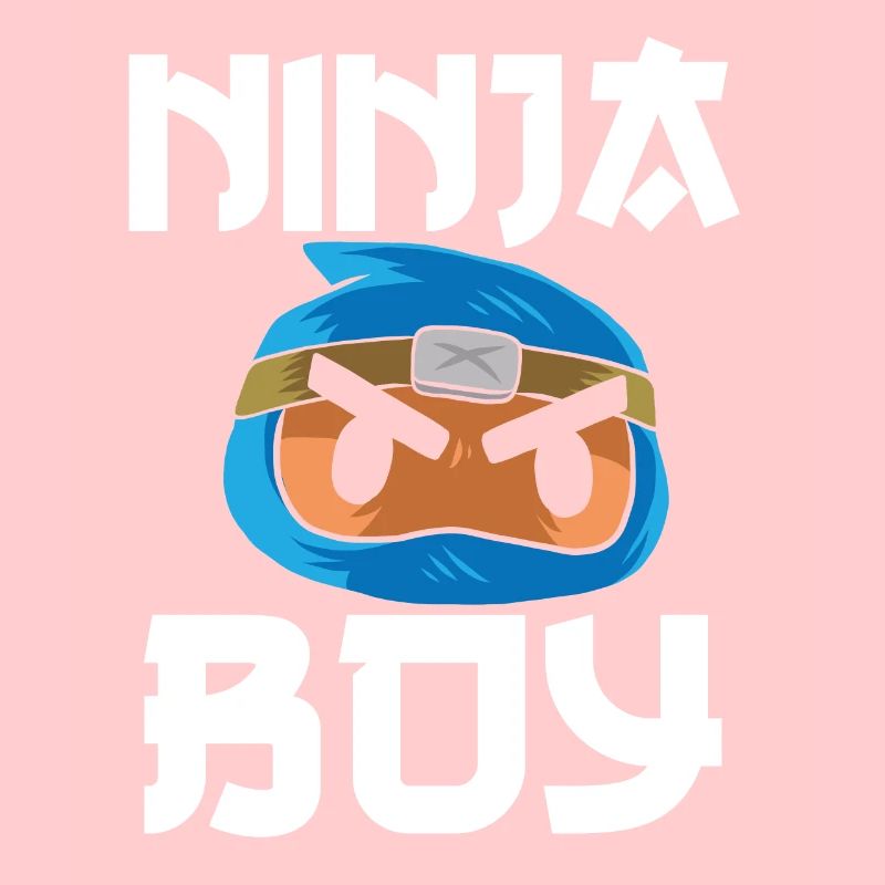 Süßer Blauer Ninja junge