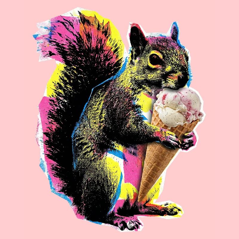 Eichhörnchen Eis