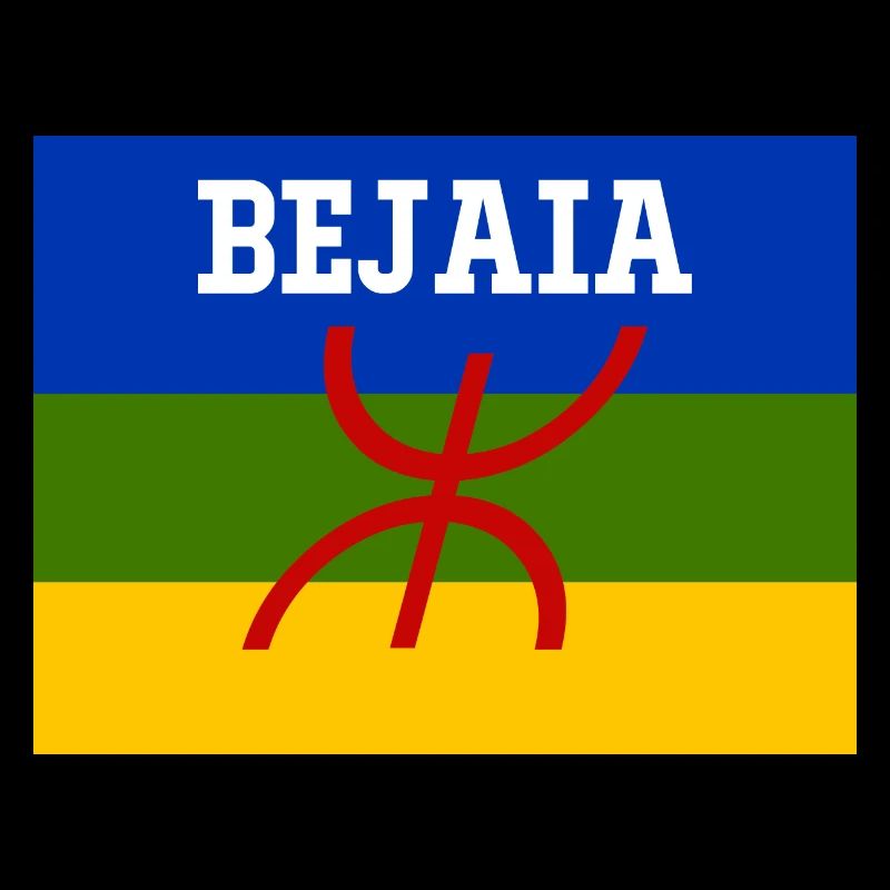 Drapeau Berbère Ville de Bejaia