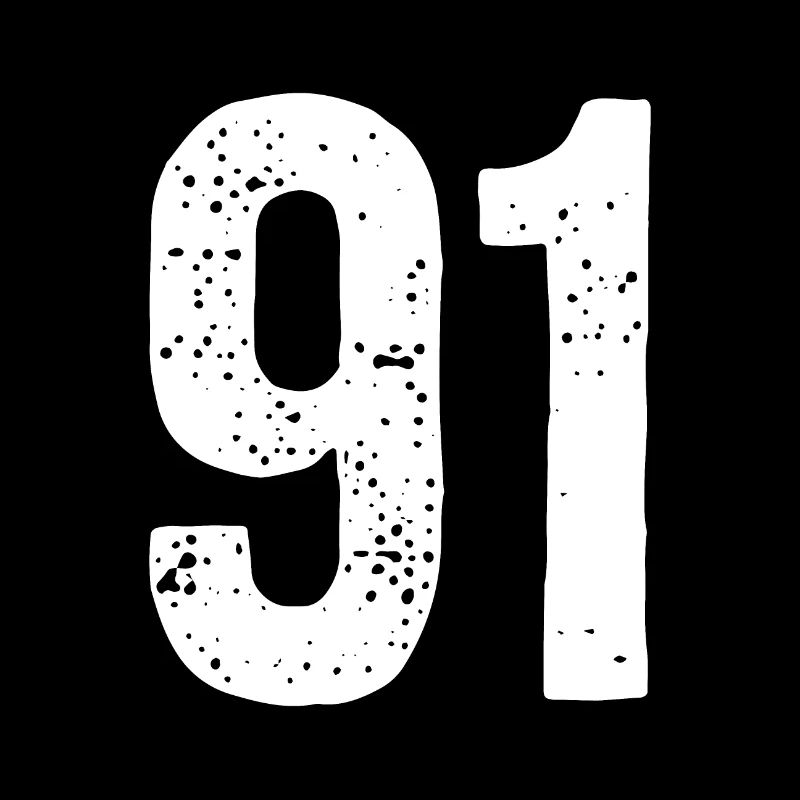 91 Numéros Blanc