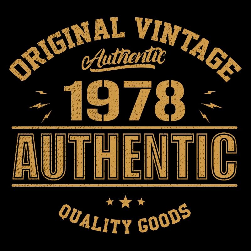 Authentic 1978 Cadeau D'anniversaire Original 1978