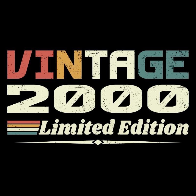 Jahrgang 2000 Geschenk 2000 Geburtstag 2000 Retro