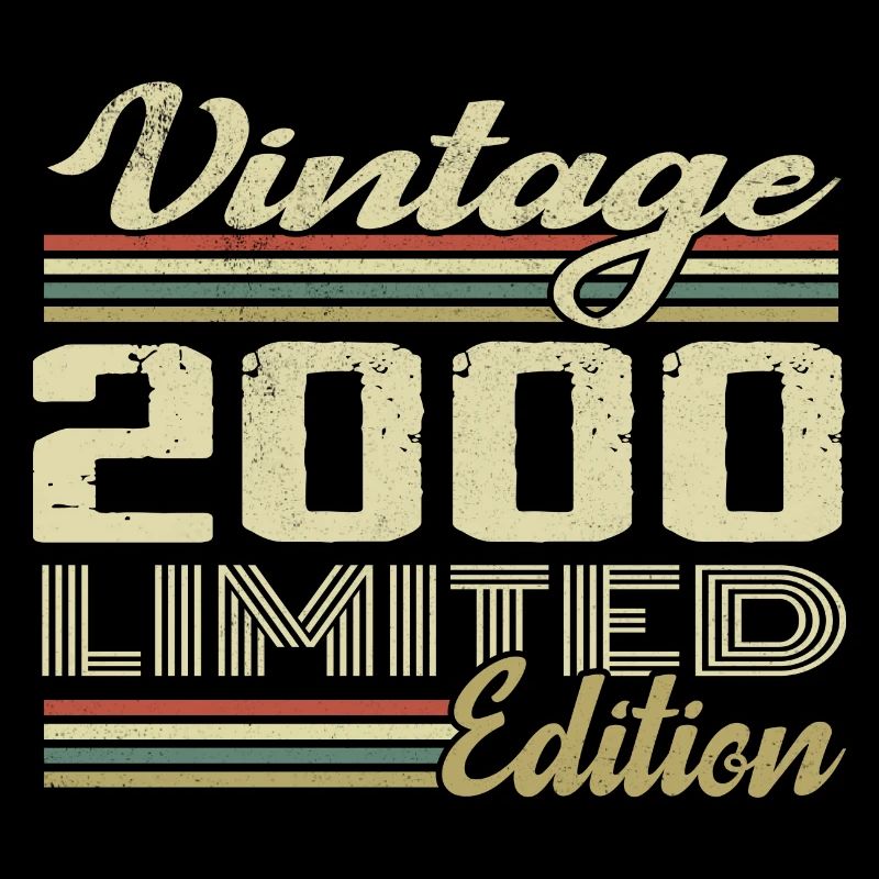 Birthday 24 Years Vintage 2000 Gift 2000
