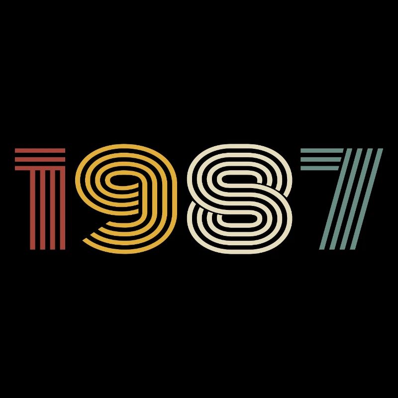 1987 Retro Style 1987 Geburtstag 1987 Vintage