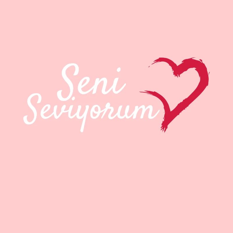 Idée cadeau turque Seni Seviyorum