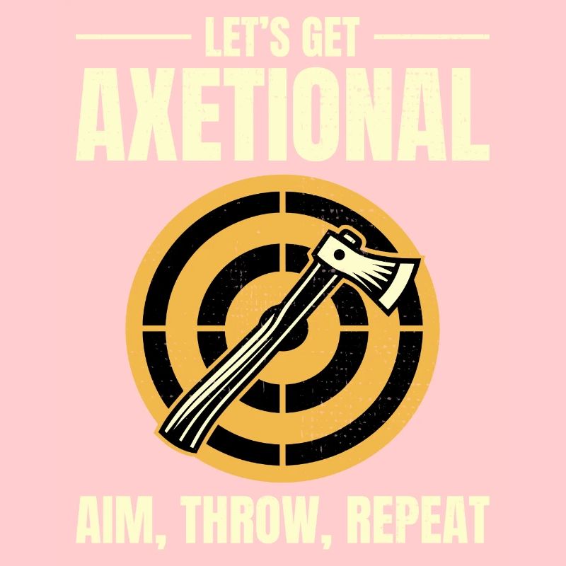 Axe axe de lancer Bullseye Aim Throw Repeat