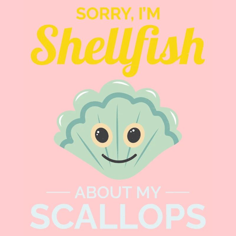Scallop Seashells Collector Beachcomber Shellfish