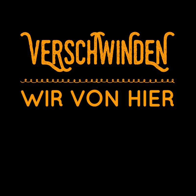 verschwinden wir