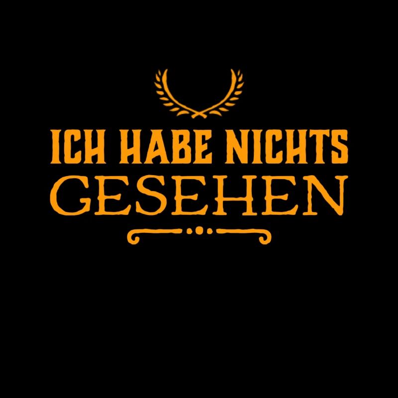 ich sah nichts