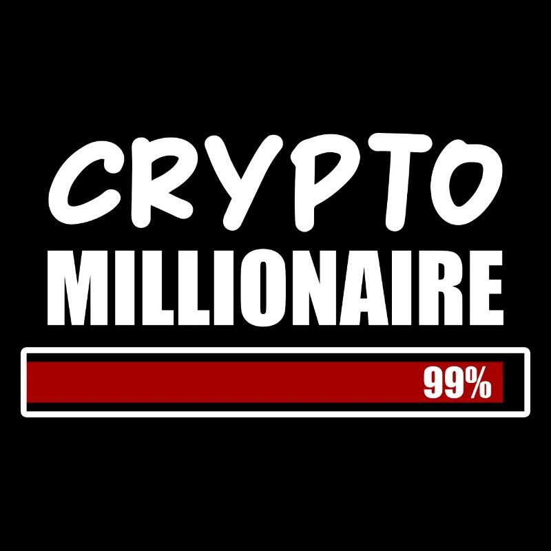 Crypto Millionaire Loading Shirt Funny Bitcoin Eth