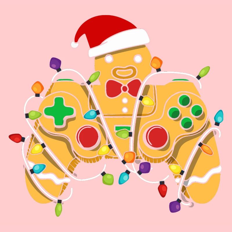 Christmas Gaming Controller Gingerbread