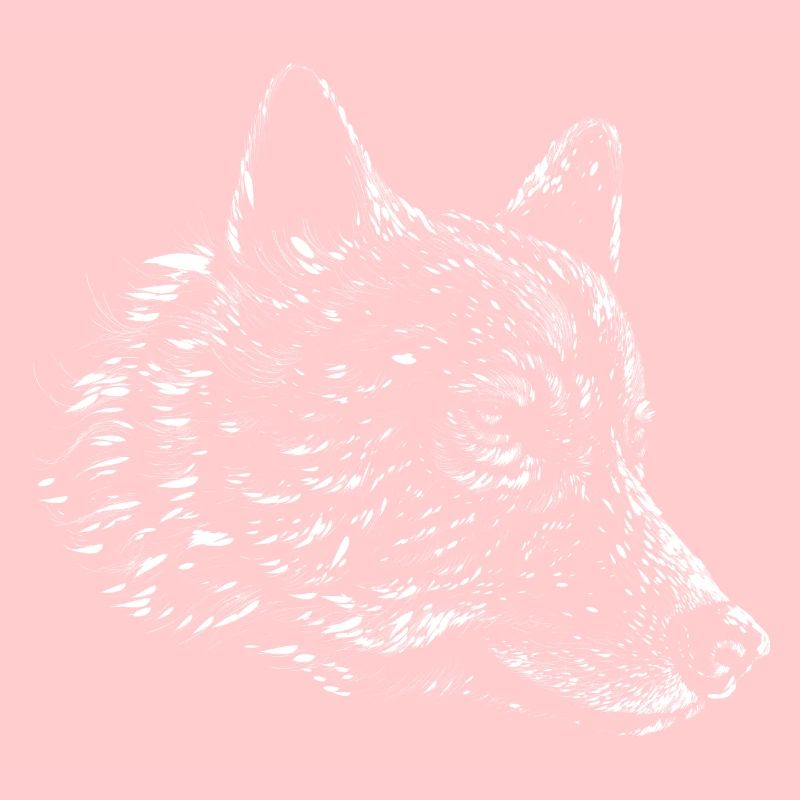 Wolf Realistic Drawing Line Lines Wolf