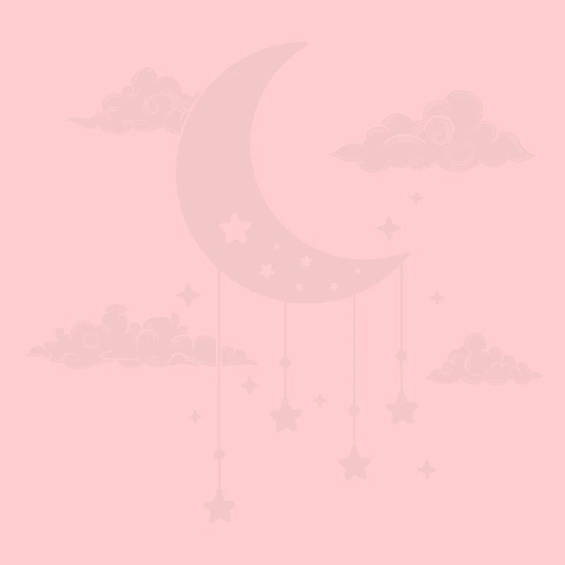 Mignon croissant pastel Goth Moon