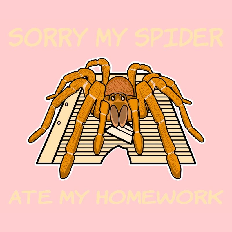 Mon araignée a mangé mes devoirs