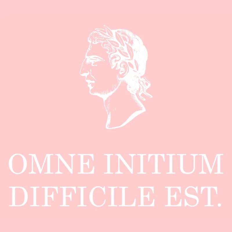 all beginning is difficult latin white