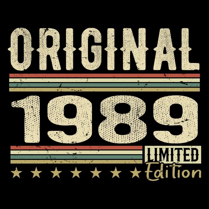 Original 1989 - Retro 1989 Geburtstagsgeschenk