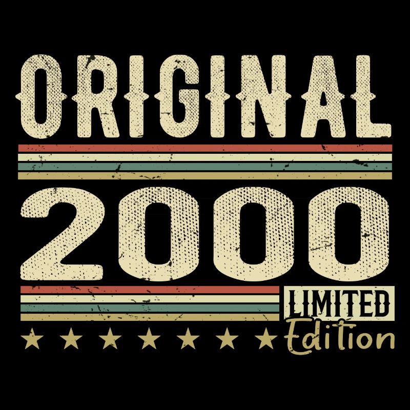 Original 2000 - Retro 2000 Geburtstagsgeschenk