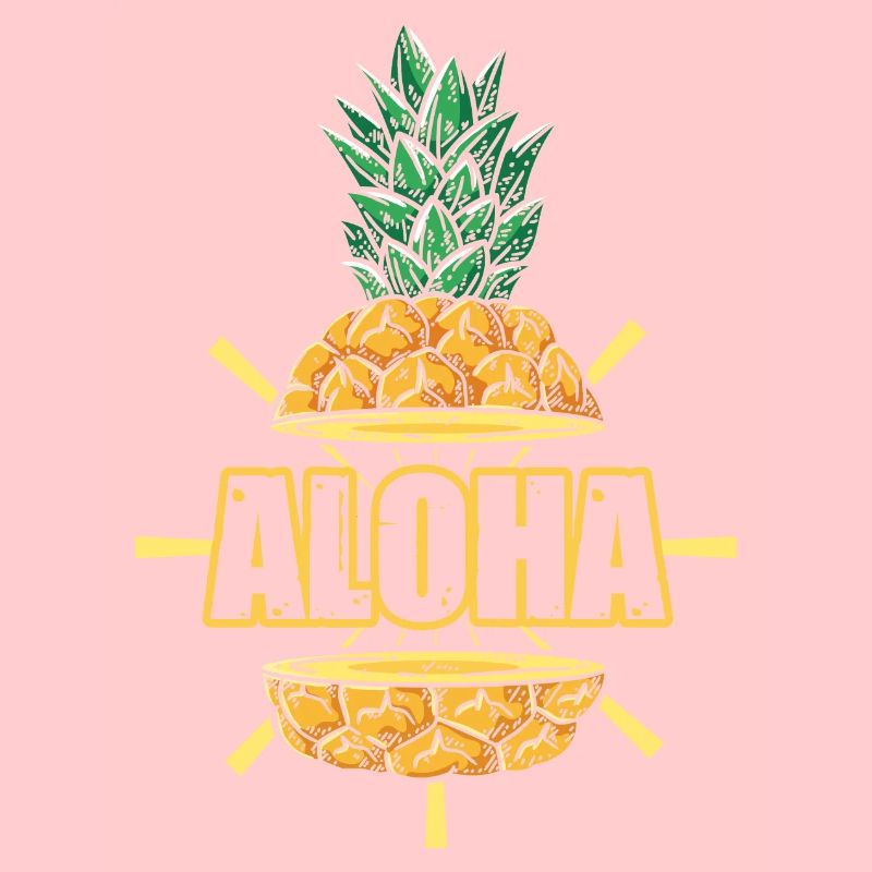 Aloha Beach Pineapple Hawaii Tropical Summer